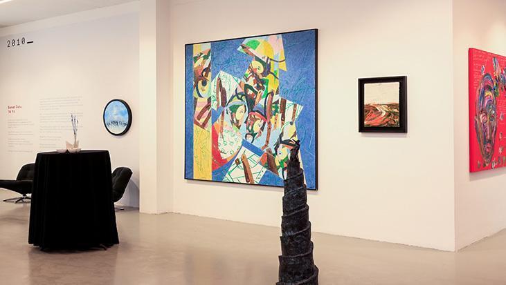 Ustaların eseri “Sanat Dolu 16 Yıl” sergisinde